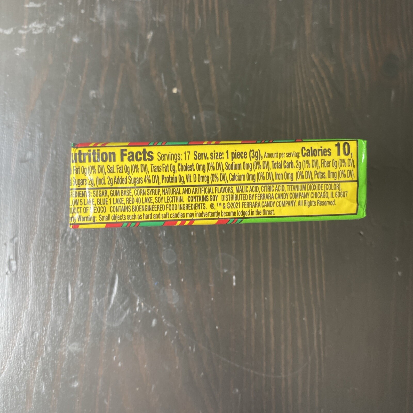 Fruit Stripe Gum Sealed Pack Discontinued Collectible Only Non-Consumable