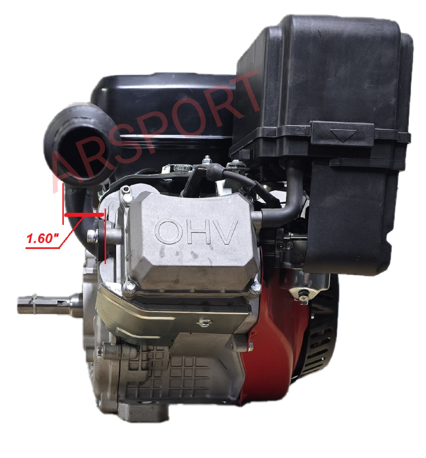 Low profile Exhaust Muffler pipe Compatible with Predator Max 459cc