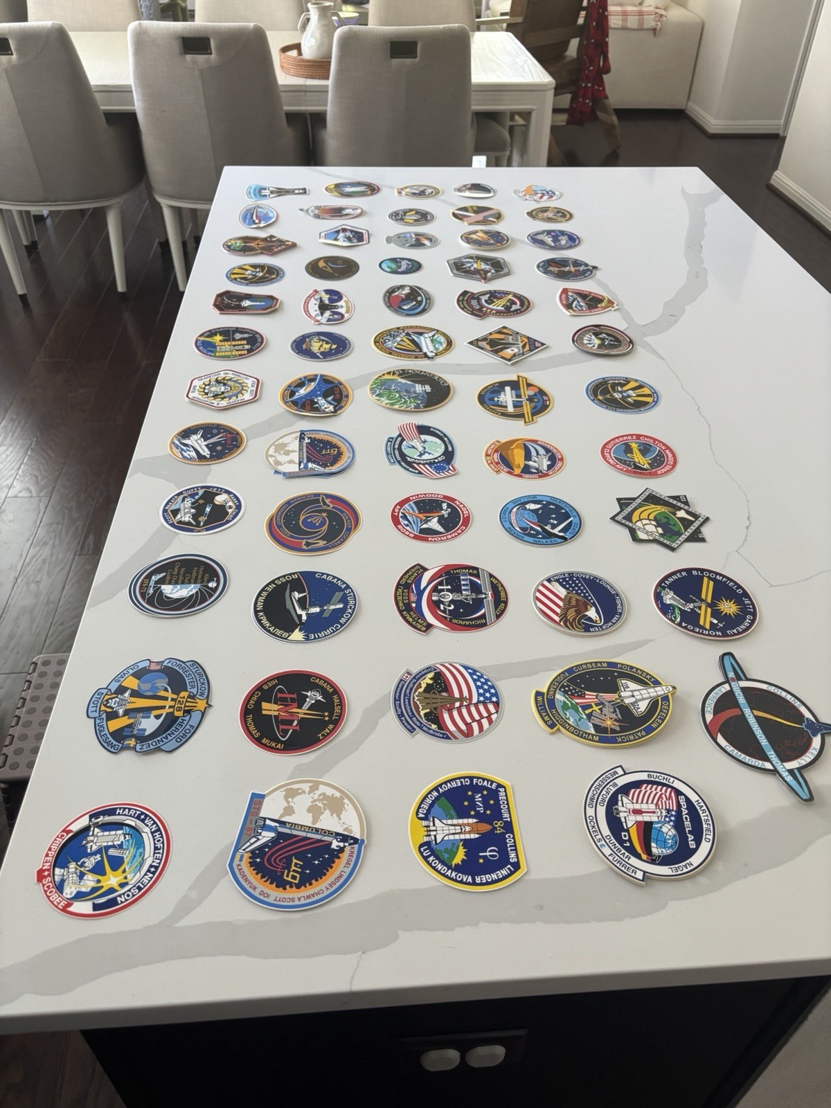 NASA And Other Space Shuttle Mission Patch Stickers