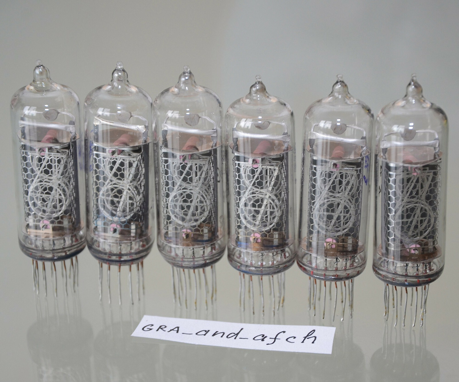 IN-14 Nixie Tubes UNUSED TESTED [6 pcs SET] FAST DELIVERY UPS 3-5 Days