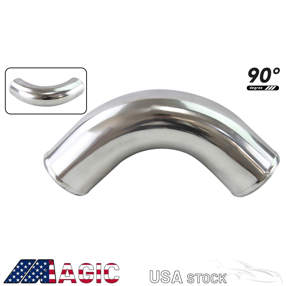 76mm 3" Inch 90 Degree Elbow Aluminum Turbo Intercooler Pipe Piping Tubing SL