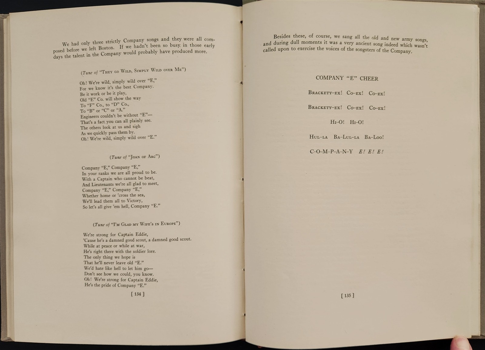 1919 antique WWI HISTORY "E" Co 101st ENGINEERS 26th DIV private printing