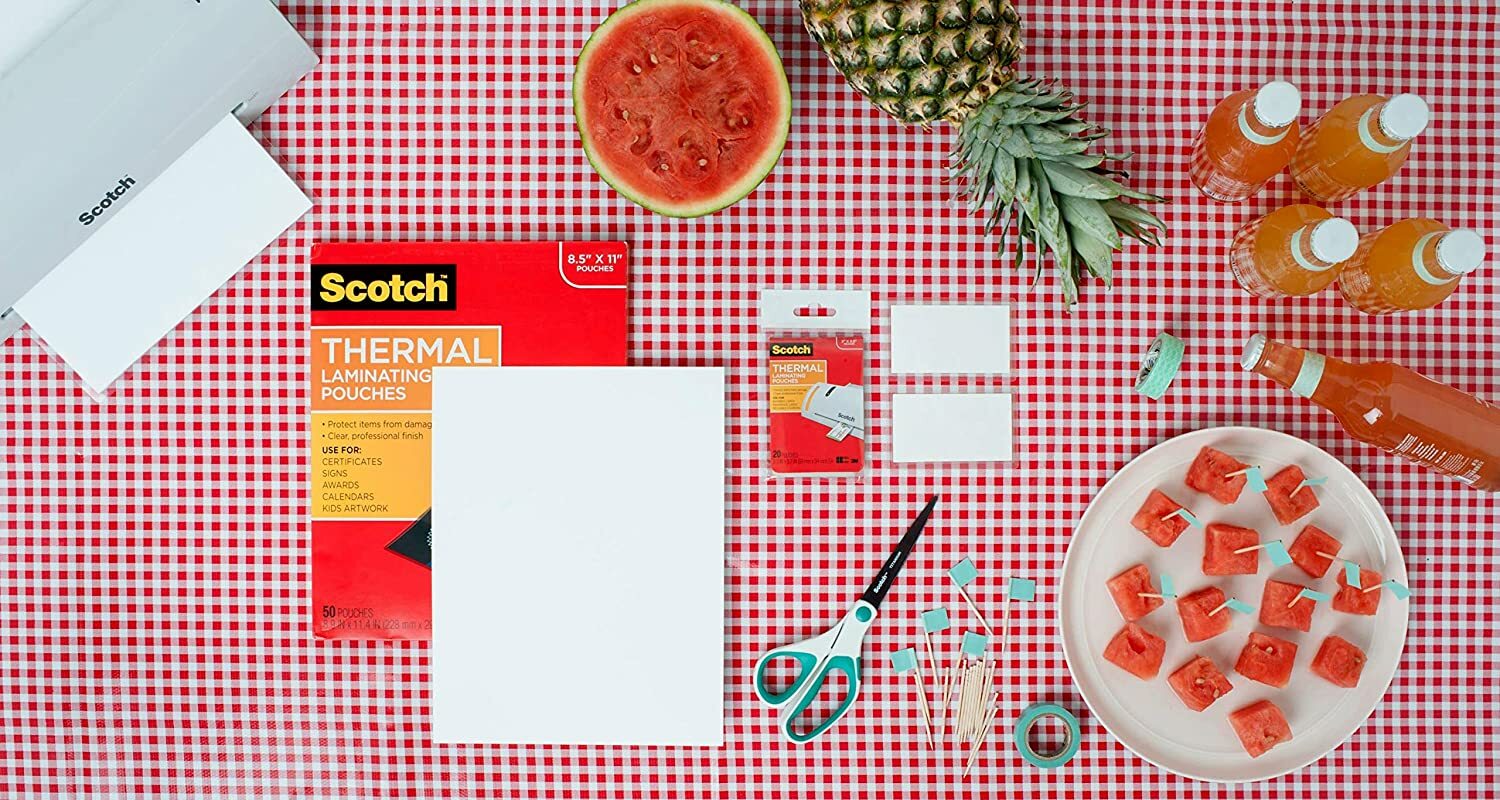 Scotch Thermal Laminating Pouches 8.9" x 11.4" - 3Mil - PICK YOUR OWN # OF POUCH