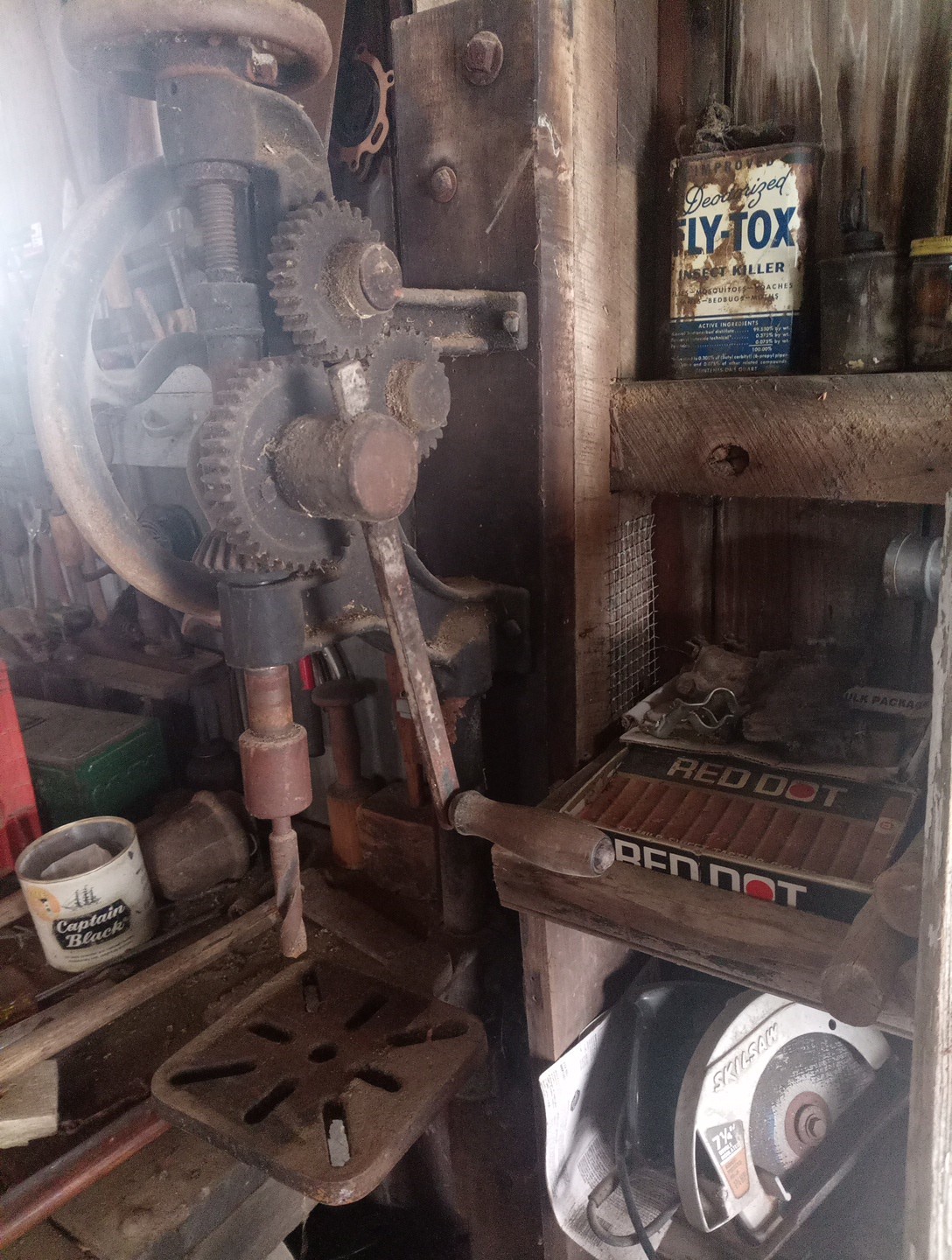 Vintage ACME Blacksmith Post Drill Ready To Work In Your Fabrication Shop