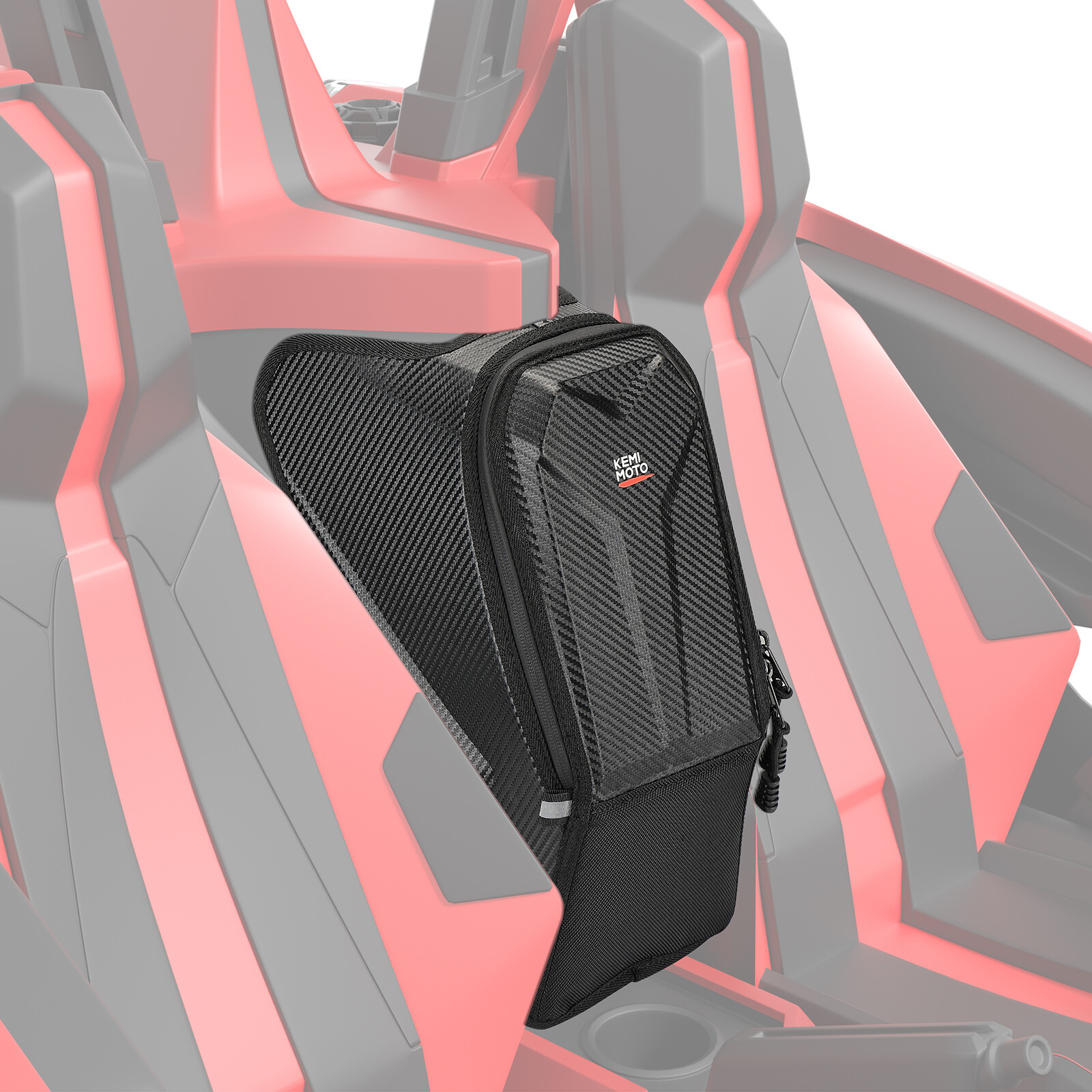 KEMIMOTO 2884992 Center Console Bag Storage For Polaris Slingshot SL S 2020-2023