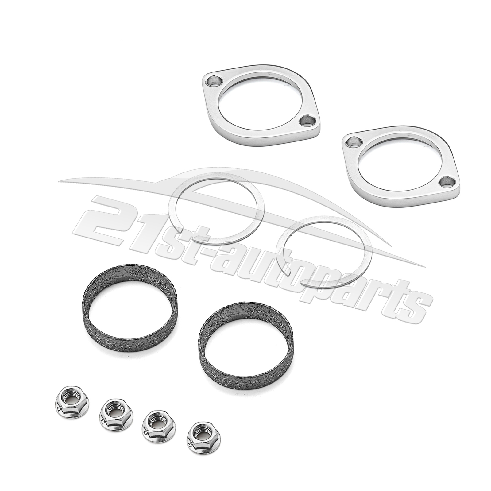 Exhaust Flange Gasket Seal Install Kit For 84+ Harley Big Twin Touring Sportster