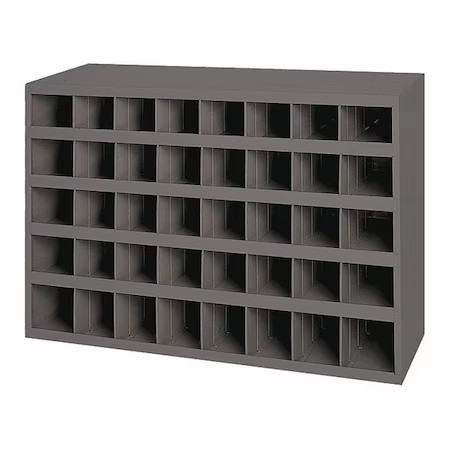 Durham Mfg 349-95 Pigeonhole Bin Unit, 33.75 In W X 8.5 In D X 22.25 In H, 40