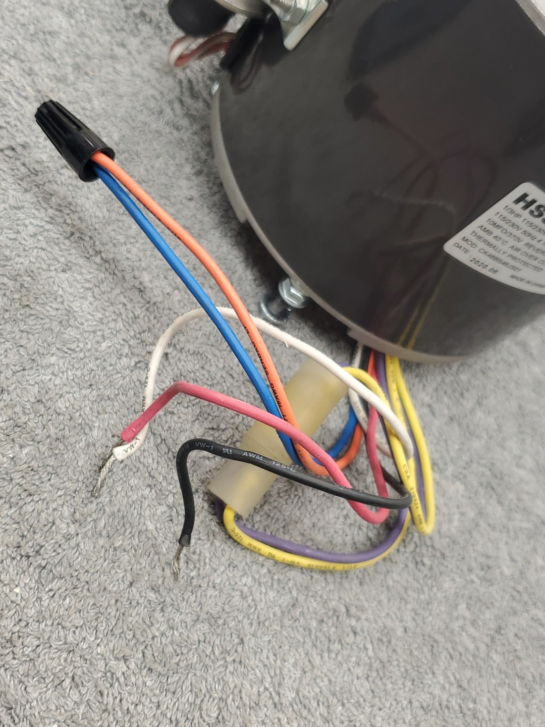 Captive Aire HSSA Motor CK48BS46JS01 Makeup Air Fan 1/3HP NEW (SEE DESCRIPTION)