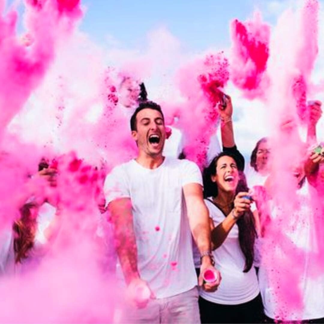 Color Blaze Baby Gender Reveal - 5lb Pink & 5lb Blue - Color Powder Combo Pack