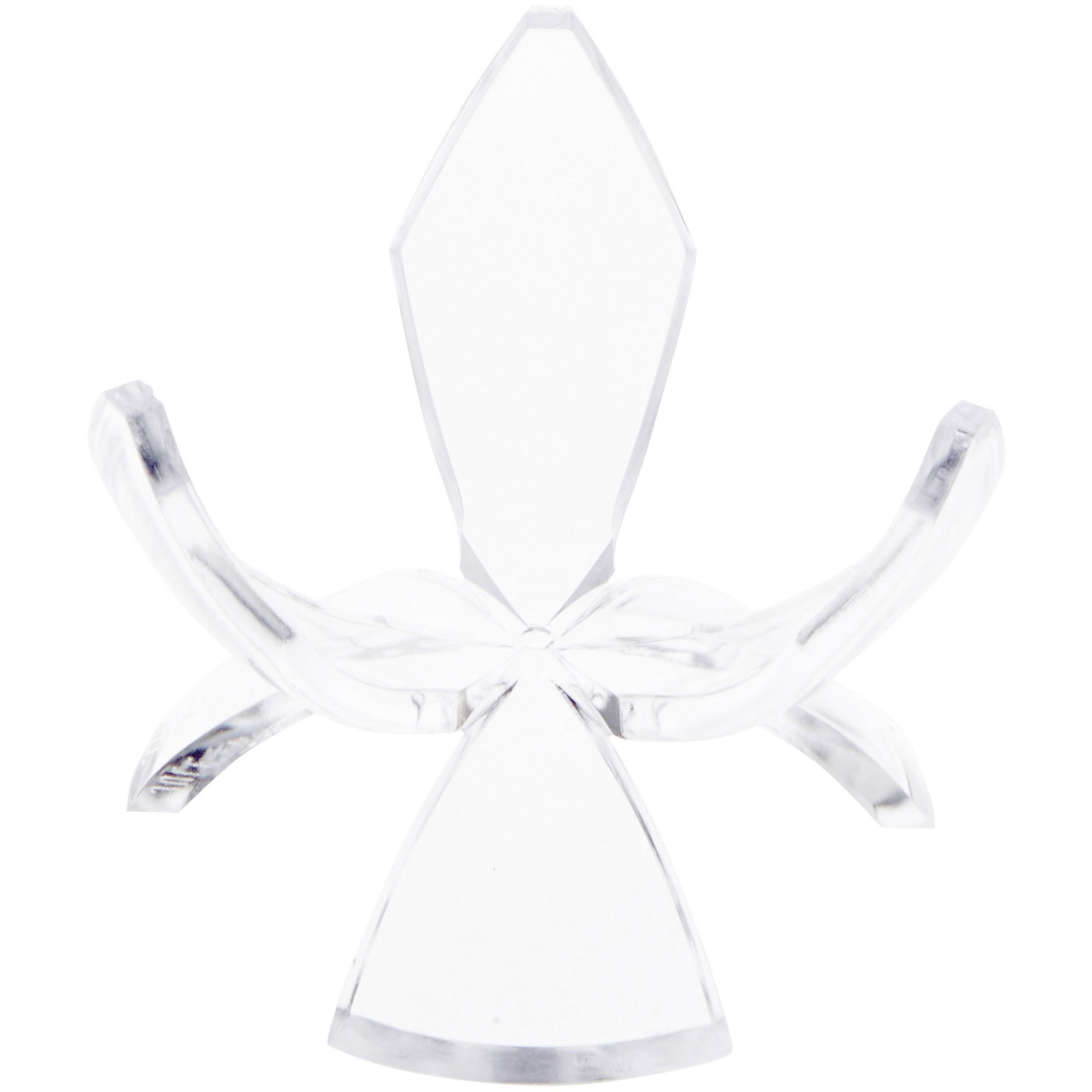 Plymor Clear Acrylic Sphere Flower Petal Display Stand, 1.875" x 2.5" x 2.5"