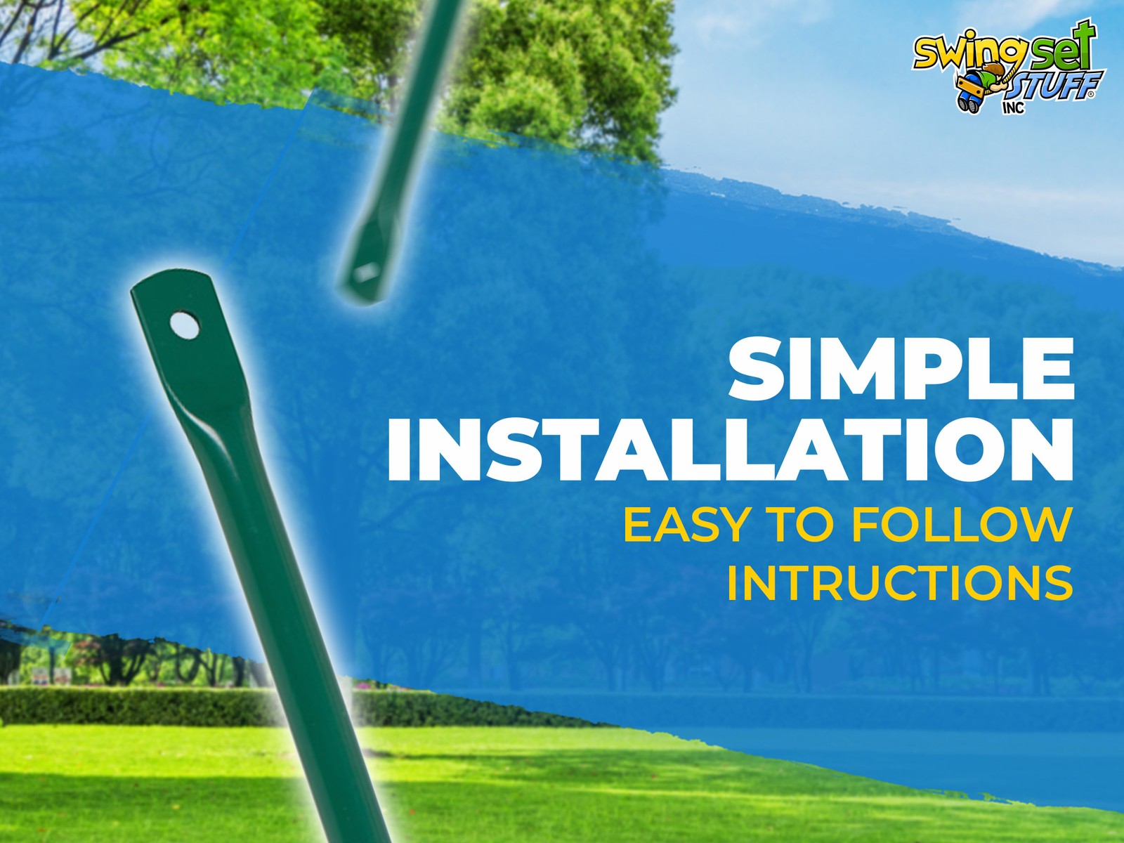 SWING SET STUFF MONKEY BAR (1 PIECE) WITH HARDWARE climb ladder accessories 0256