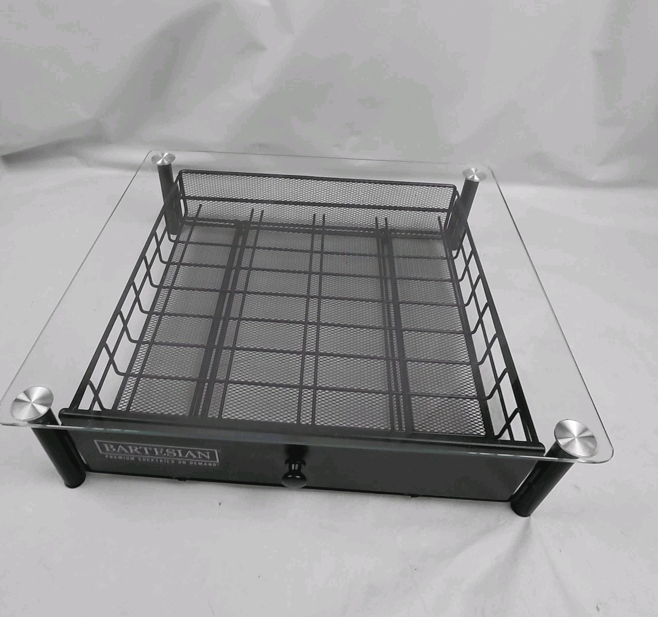 Bartesian Cocktail Capsule Storage Drawer Organizer Holds 36 Excellent Condition