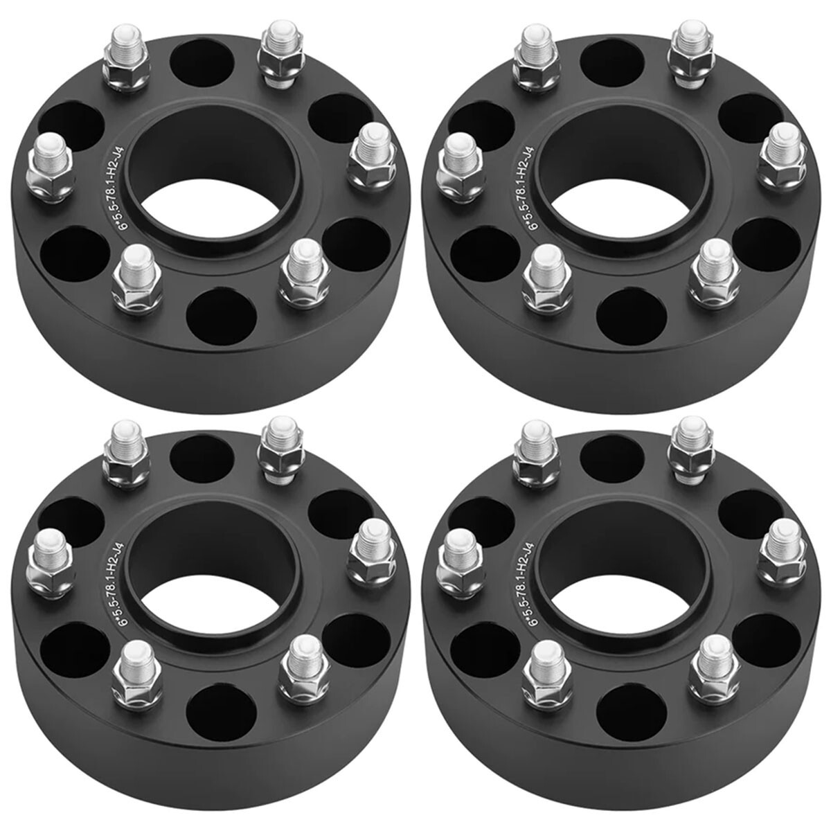 KSP 4Pc 2" 6X5.5 Wheel Spacers for 1999-2024 Chevy Silverado GMC Sierra 1500