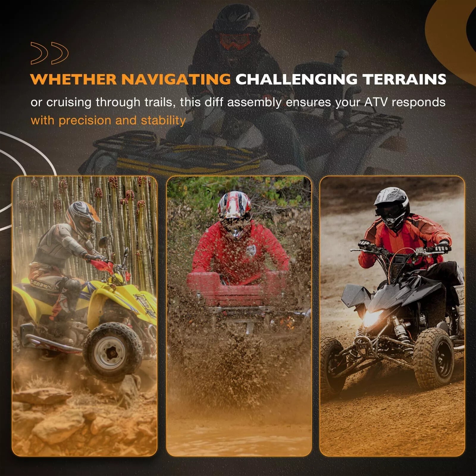 Rear Differential For 2017-2019 Honda Rancher 420 500 Foreman 500 41300-HR3-W50