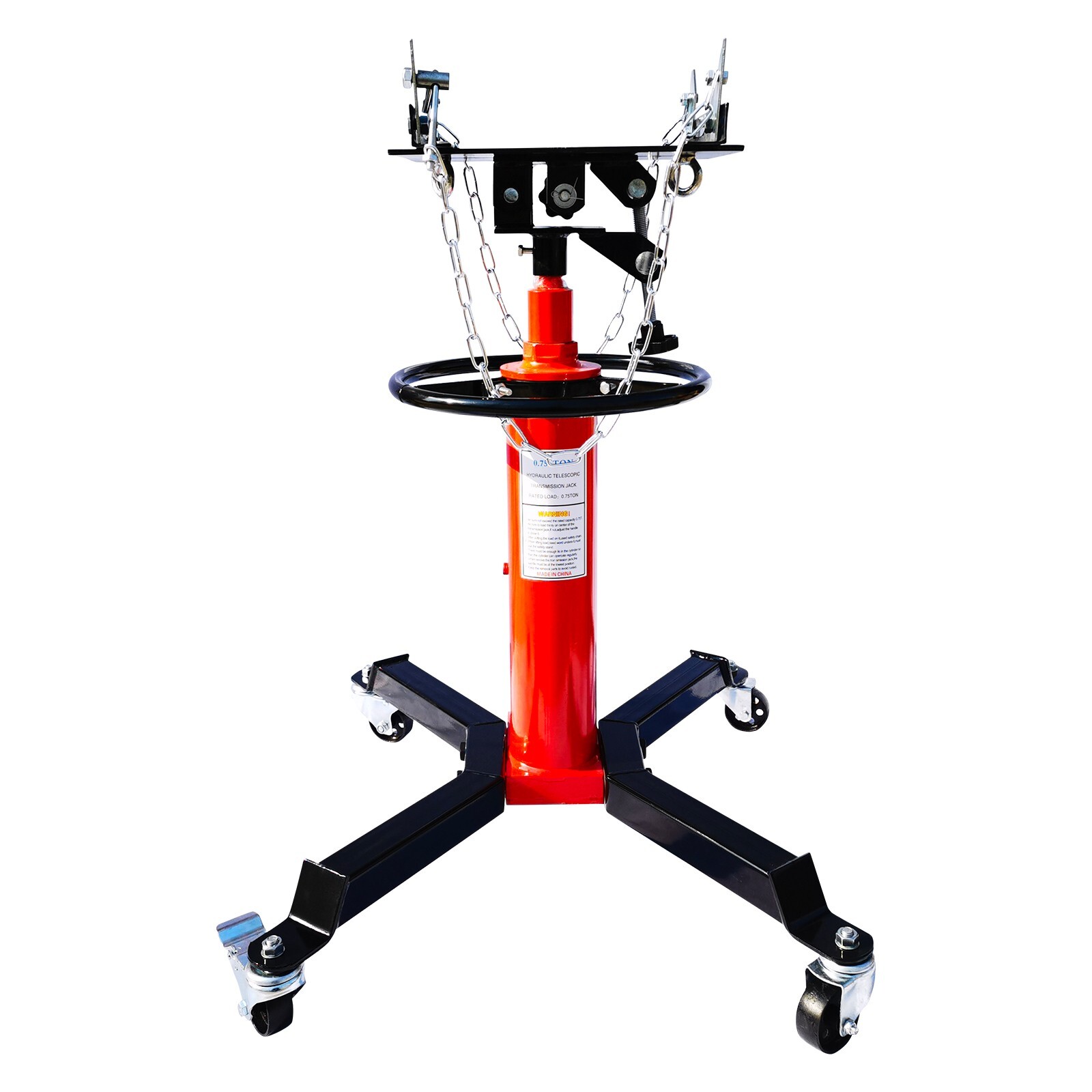 2 Stage Transmission Jack 2 Springs Load 1600lbs 360 Swivel Wheel W/ Brakes