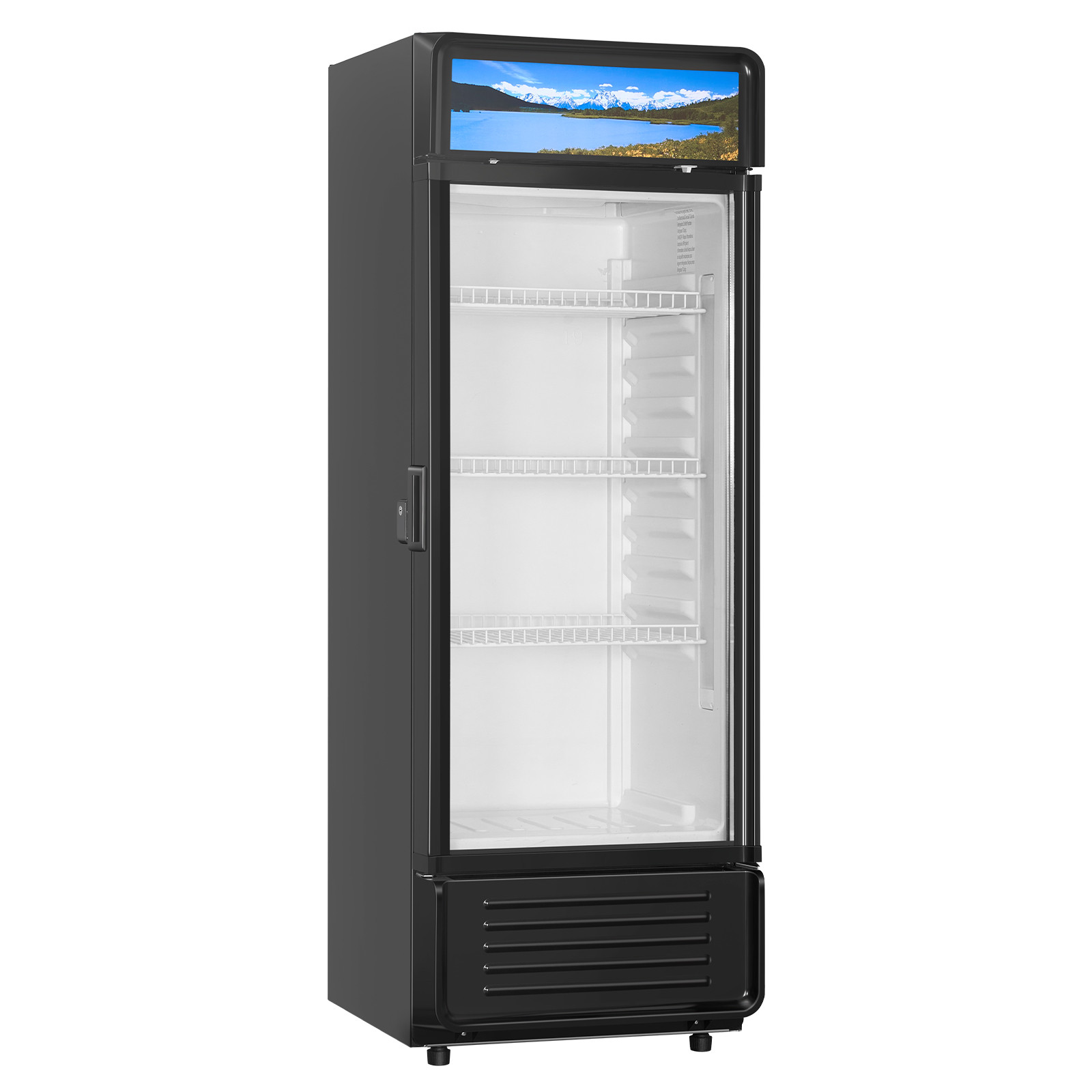 VEVOR Commercial Merchandiser Refrigerator 6.9 CU.FT Glass Door Beverage