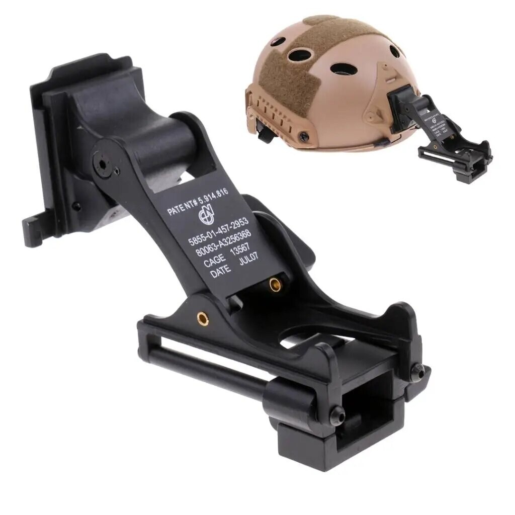 Tactical FAST Helmet Mount for PVS-14 Night Vision - Metal Rhino Arm