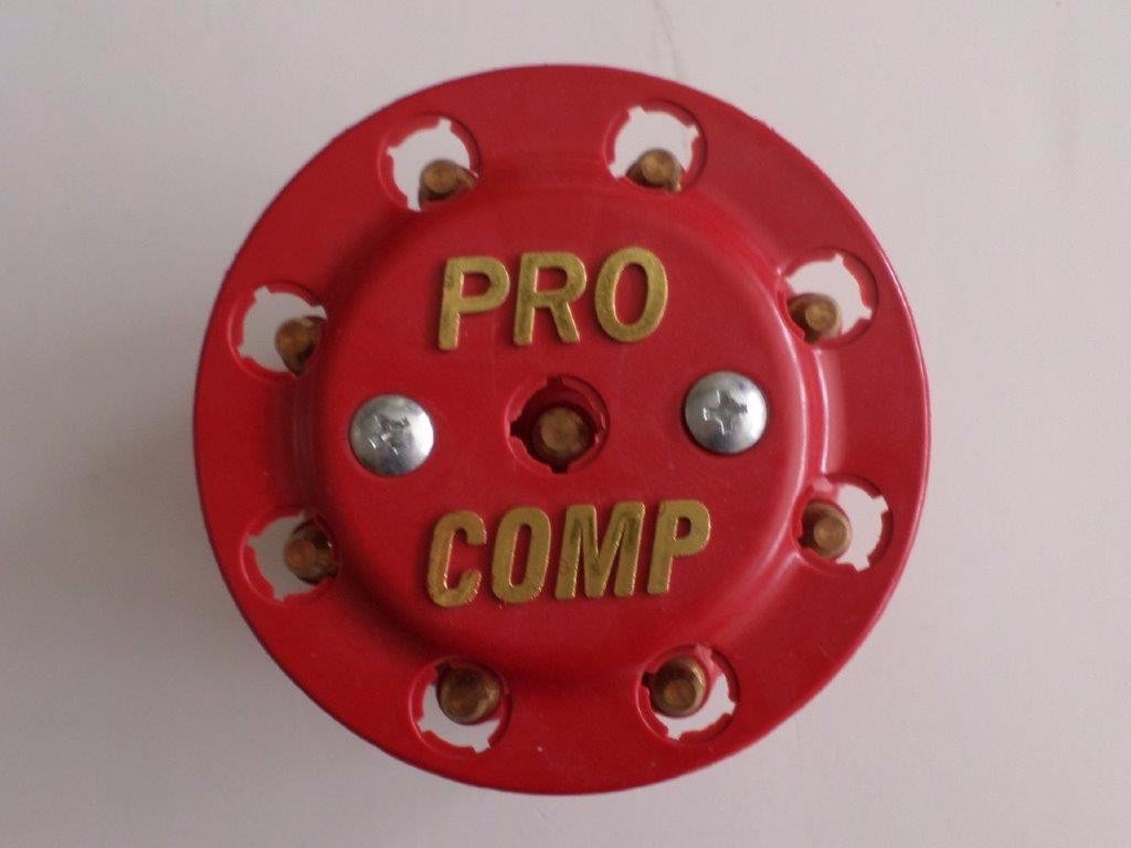 RED Ready-To-Run/Pro Billet Replacement Distributor Cap & Rotor PROCOMP SPEEDMA