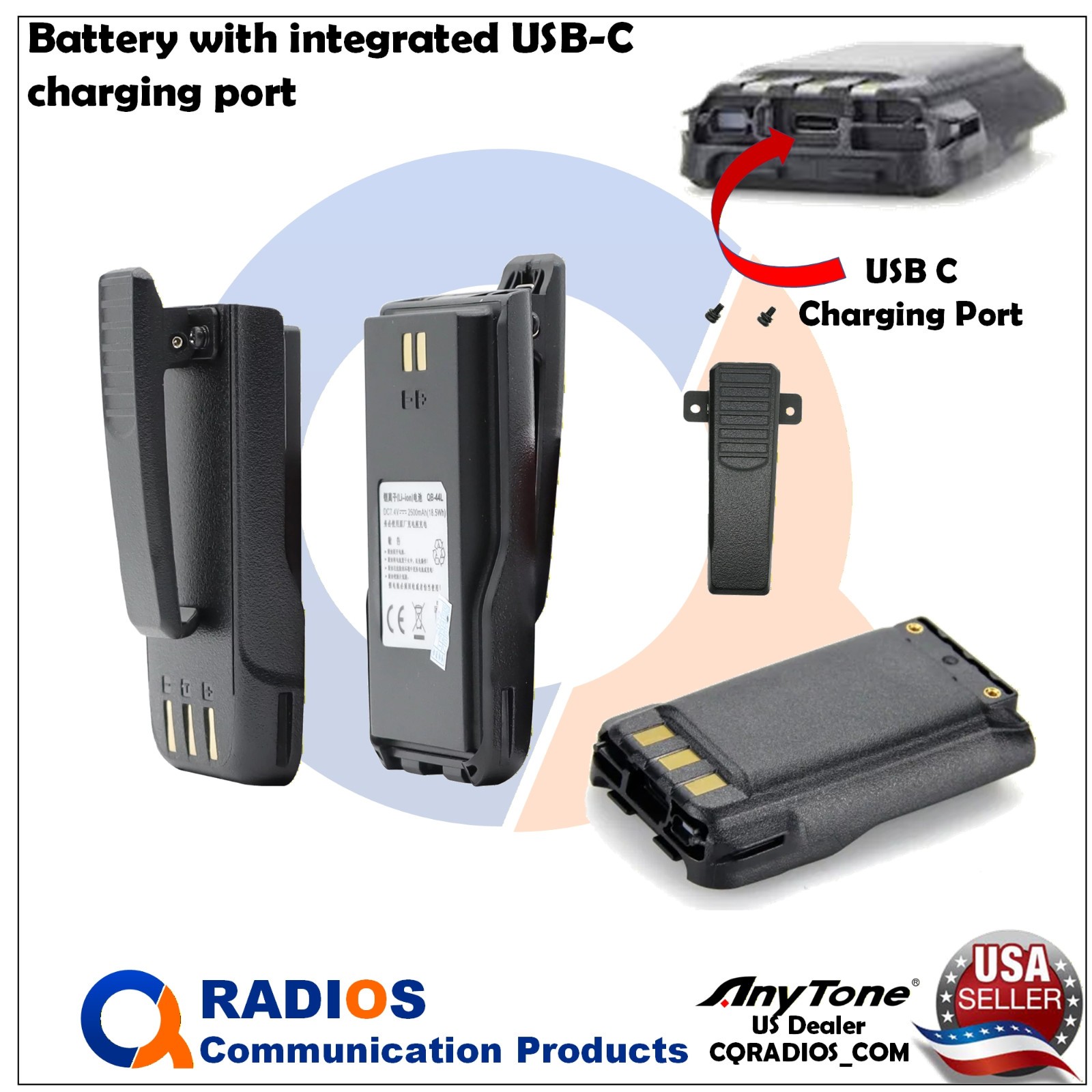 AnyTone AT-D890UV GPS DMR Analog UHF VHF Radio FREE Accessories ATD890UV