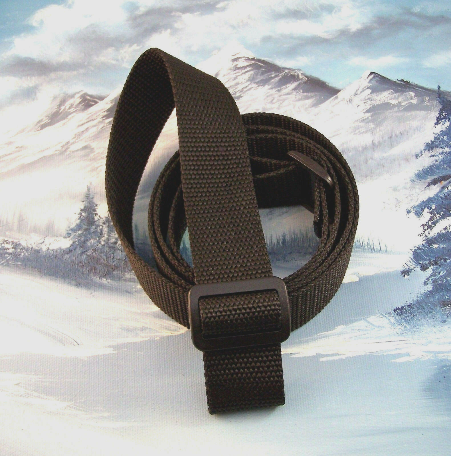 RIFLE SLING ~ 1 1/4" BLACK POLYPRO ~ 1.25" x 42"