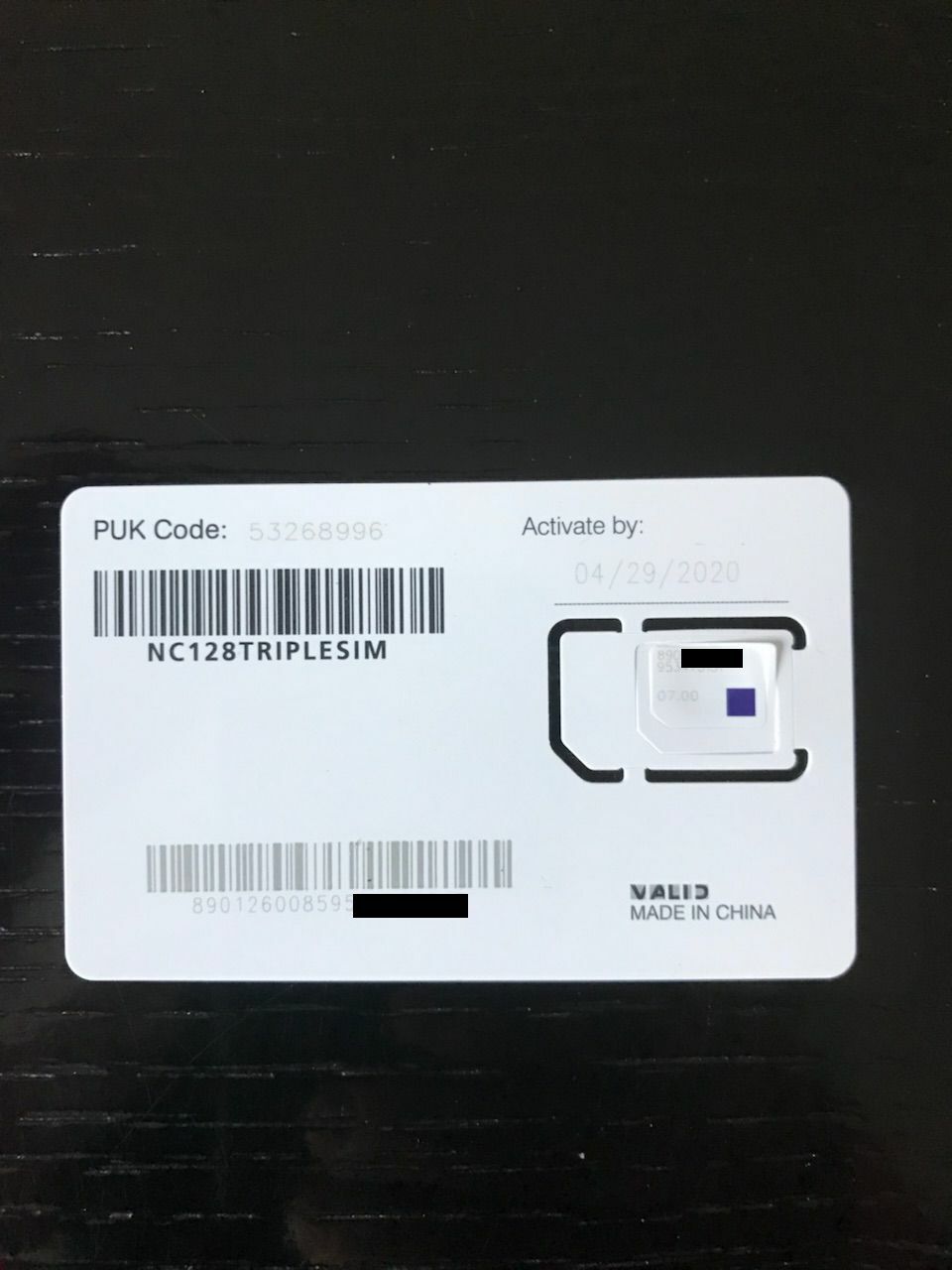 Metro PCS Sim Cards Triple Cut Good for Activation Brand New Latest Model