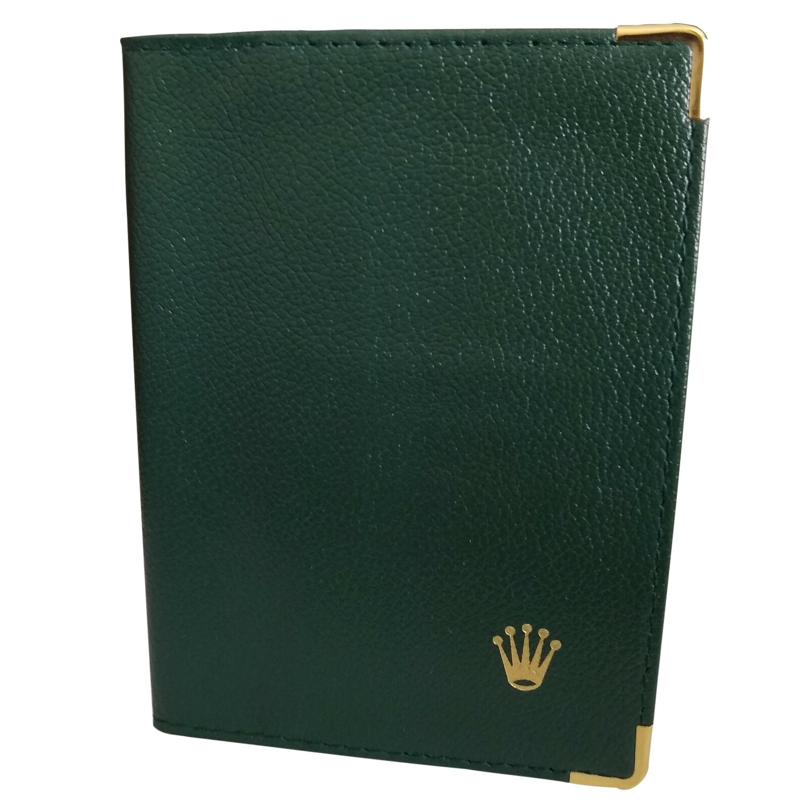 Rolex Dark Green Leather Passport Holder and Card Wallet 0068.08.05