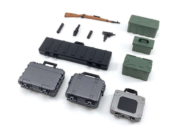 DH-E003: Dragon Horse 1/12 Scale Action Figure Equipment Set - Cases