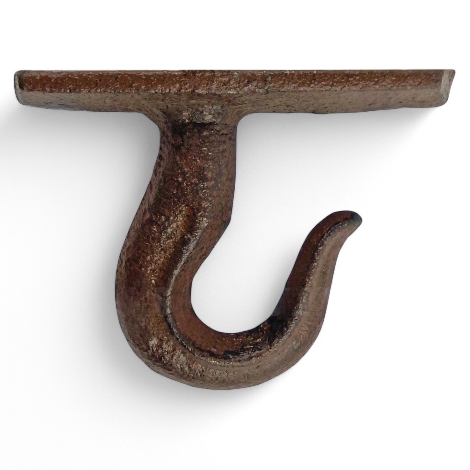 Industrial Cast Iron Ceiling Hook – Heavy Duty Rustic Wall Clevis Eye Holder