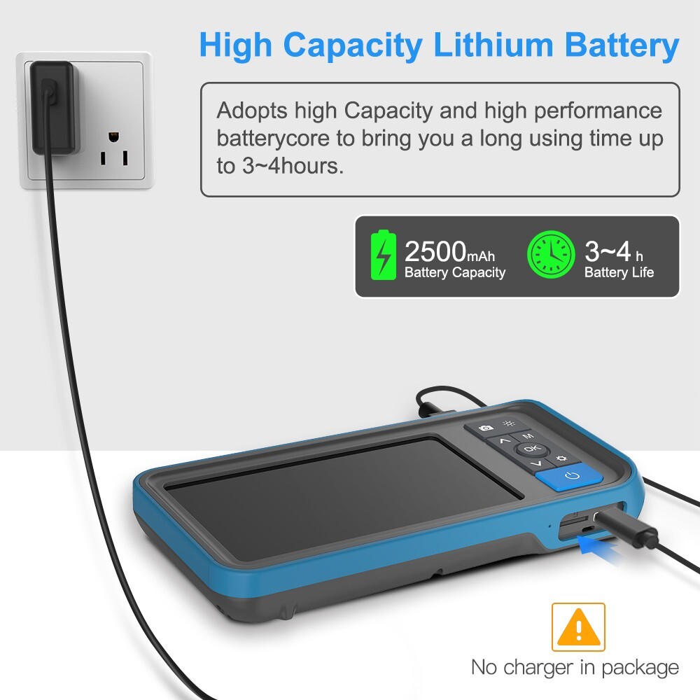 Teslong Rigid Rifle Borescope 4.5" Monitor Fits .20 Caliber & Larger 26inch Rod