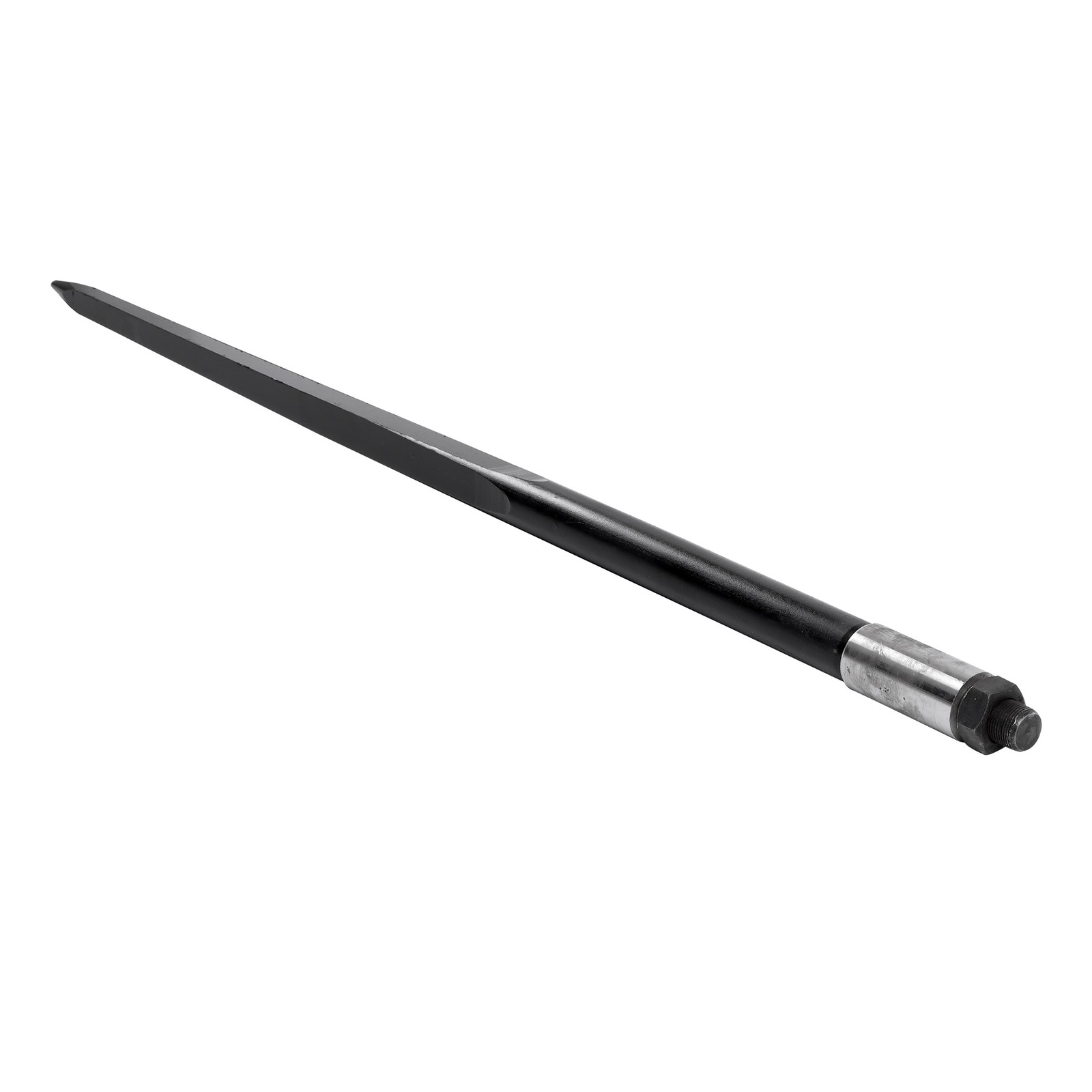 49In Hay Spike Bale Spear 4500lbs Capacity Spike Fork For Tractor Black 2 Pcs