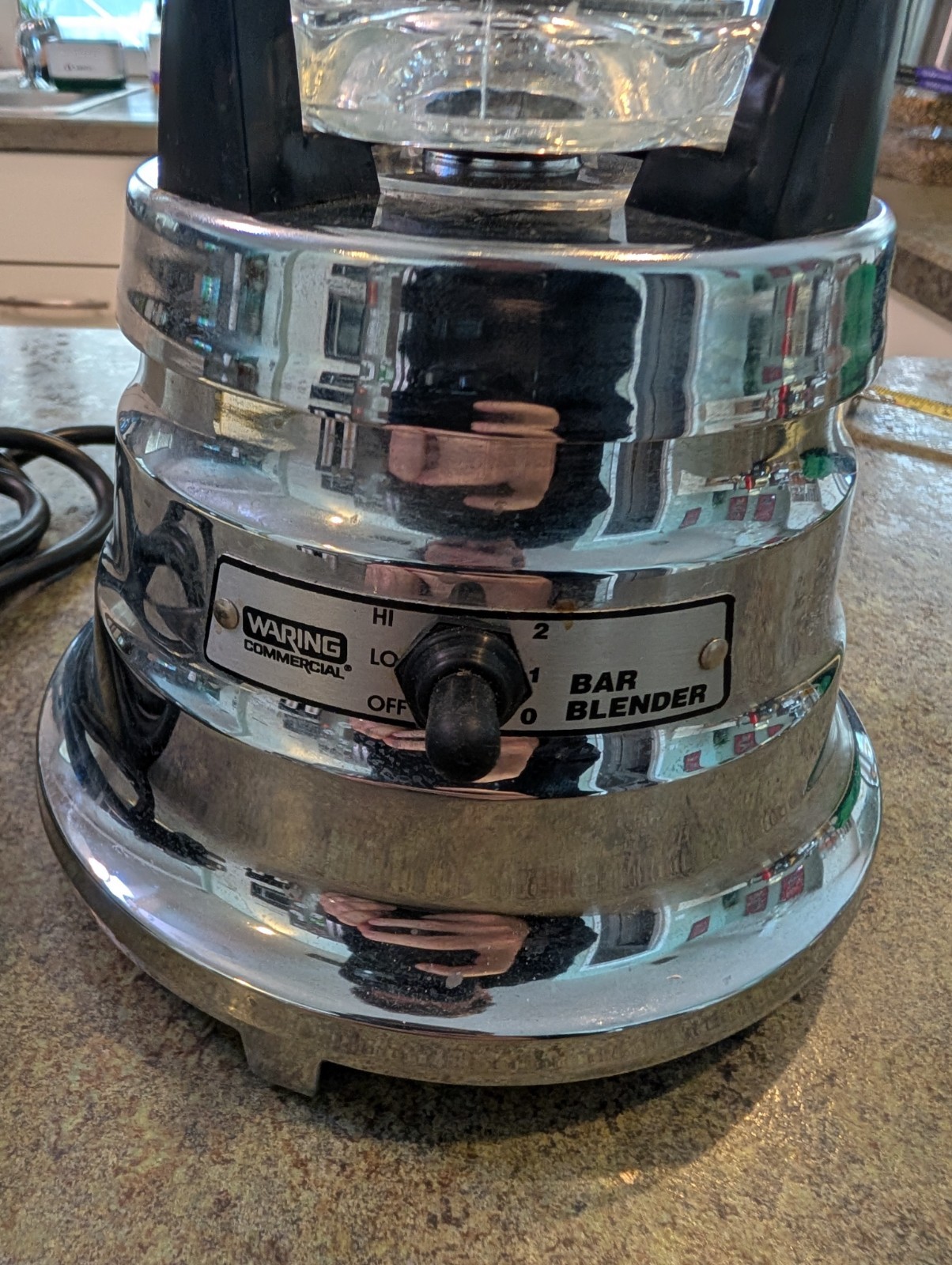 WARING Commercial Glass Bar Blender Model WF2111211 BB900G Works ~ See VIDEO