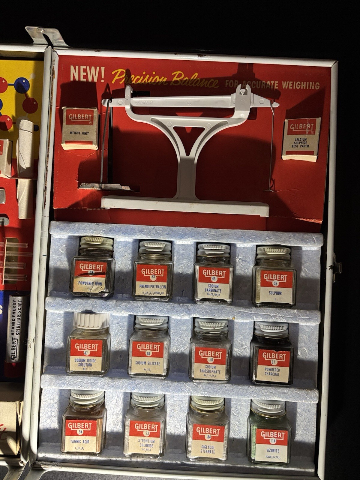 Vintage 1963 Gilbert Chemistry Lab Complete W/ Chemicals 100% Intact