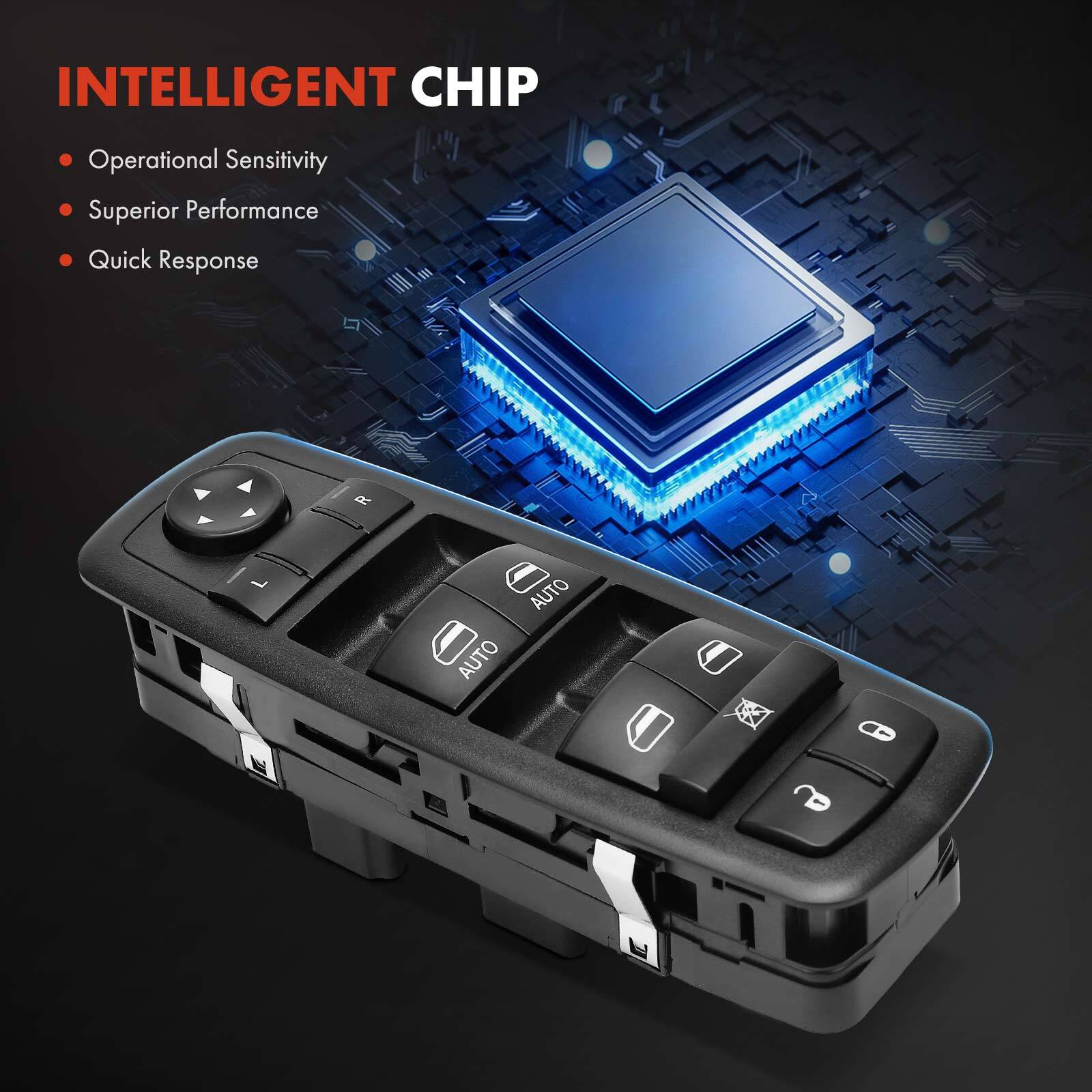 Power Window Switch for Chrysler Town & Country Dodge Grand Caravan Ram 3 Blade