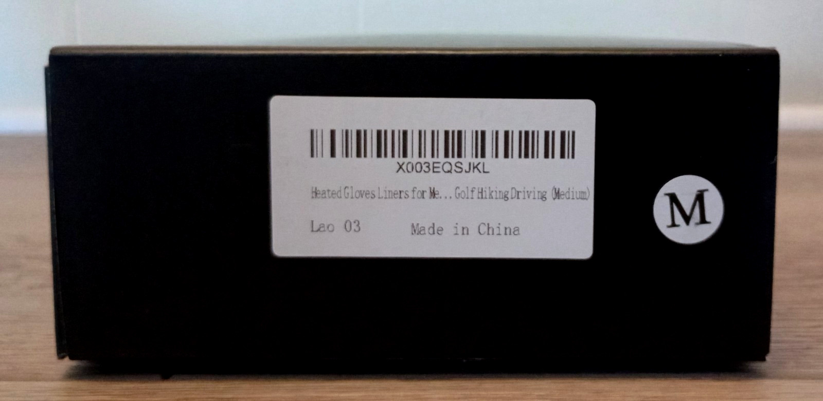 Royalrose Heated Gloves Liners for Men/Women Rechargeable Waterproof Size Med.