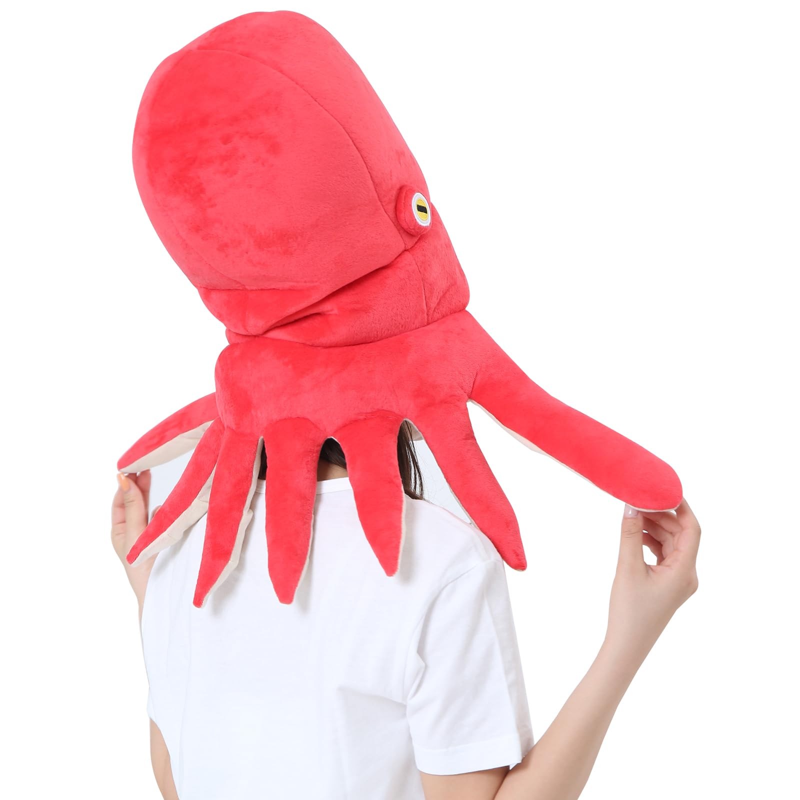 Kigurumi Deluxe Cap Hat Animal Octopus Plush Funny Costume Headwear