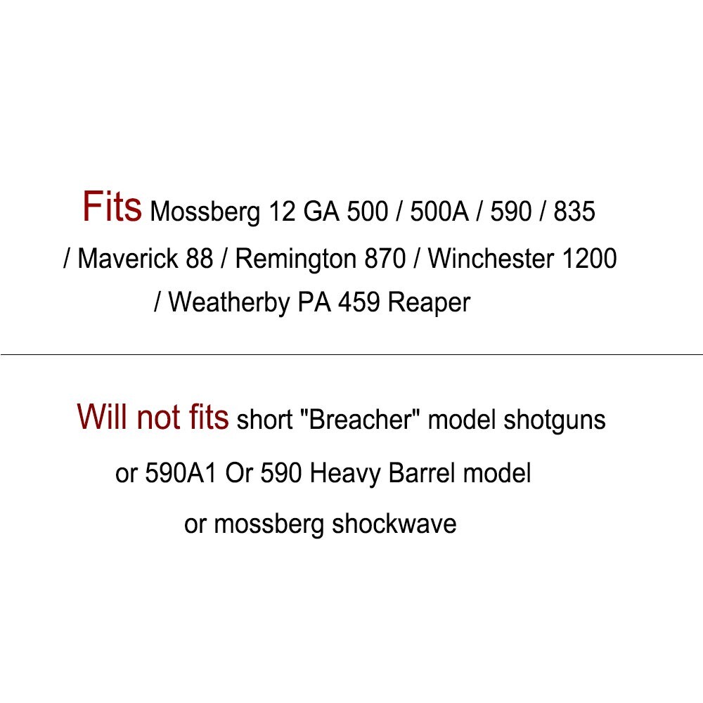 Heat Shield For Mossberg 12 GA 500 / 500A / 590 / 835 / Maverick 88
