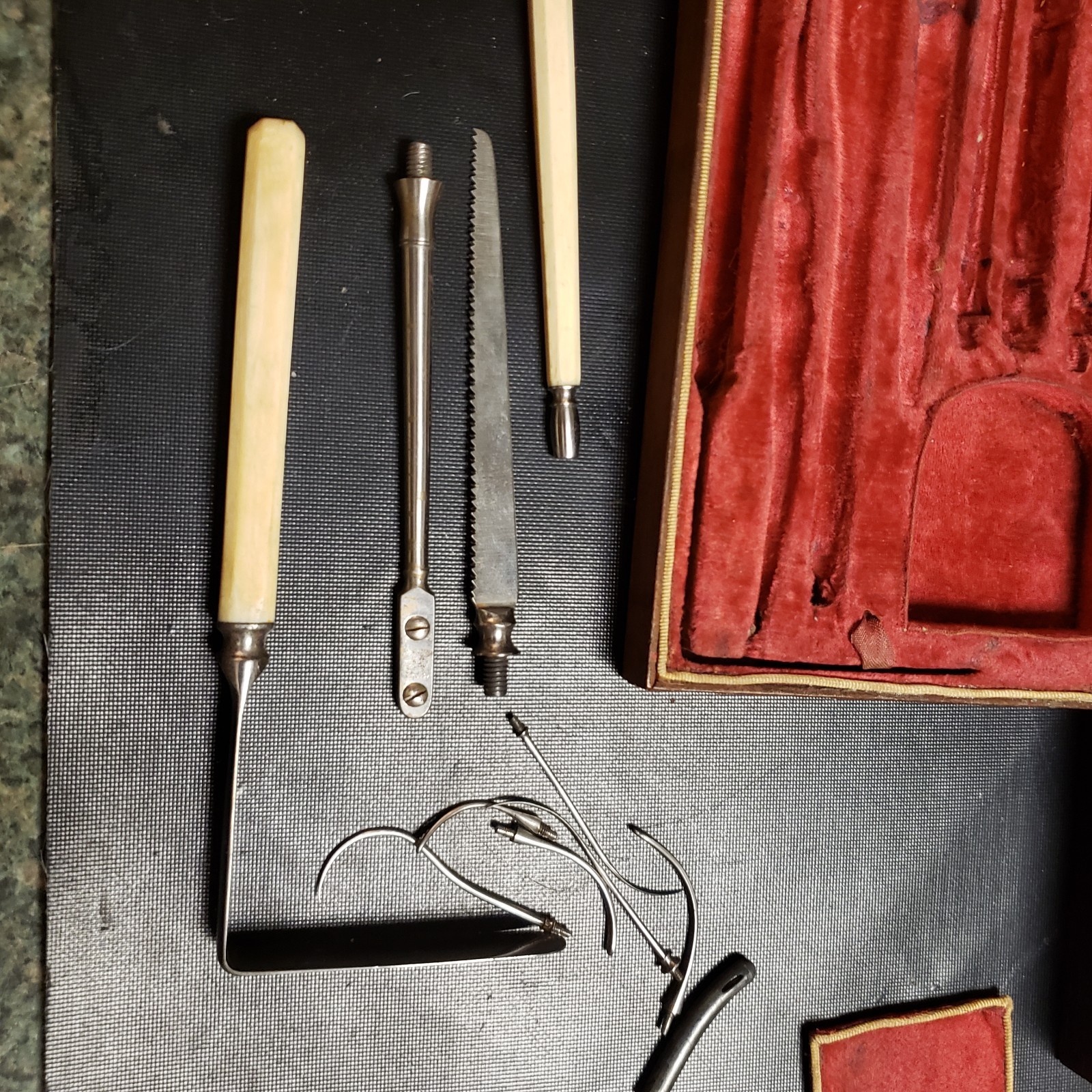 CIVIL WAR SURGICAL KIT ROSE & SELLERS NEW YORK 1822 to 1845 SURGEON INSTRUMENTS