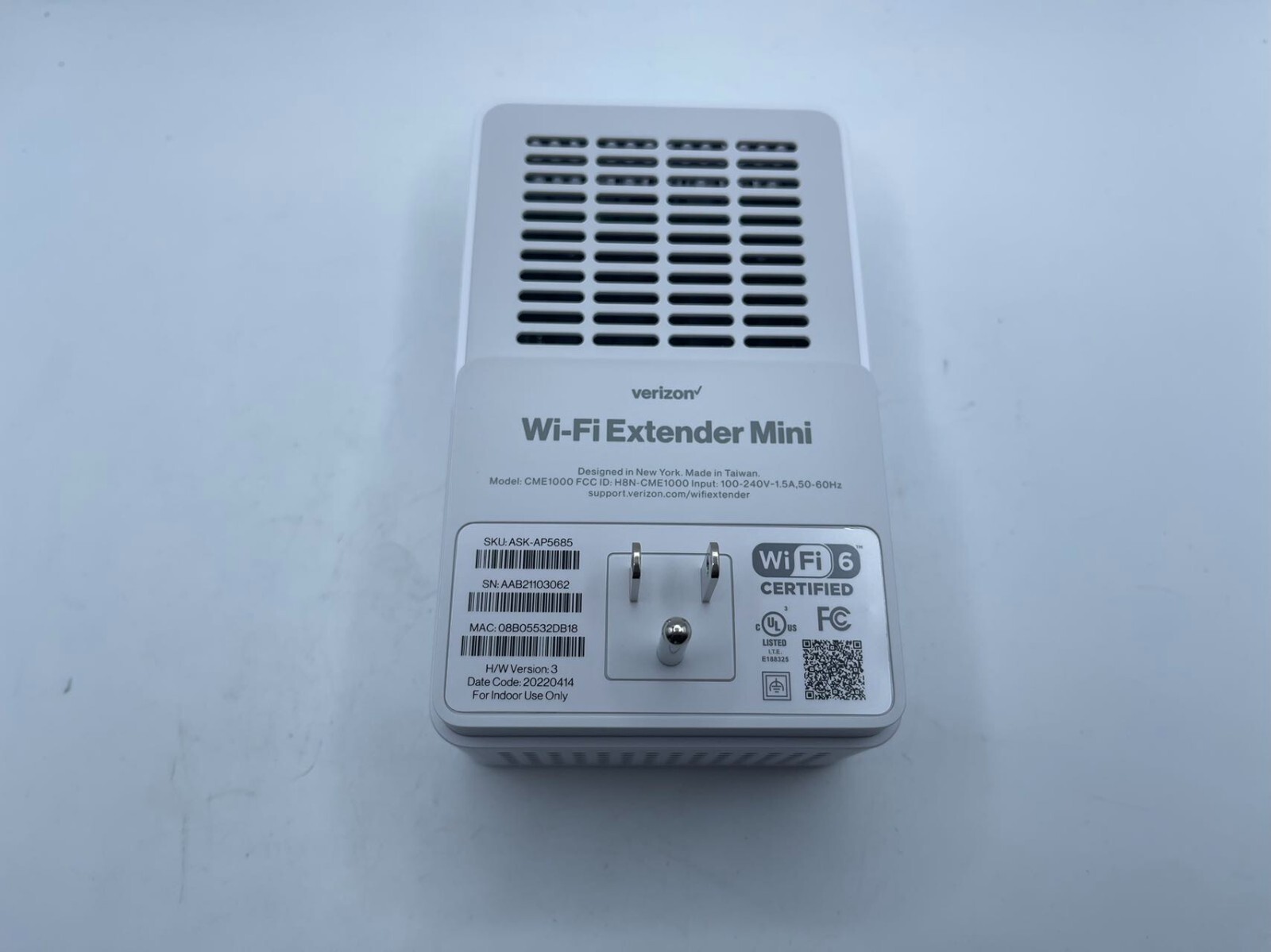 New Verizon Wi-Fi Extender Mini (SKU: ASK-AP5685)