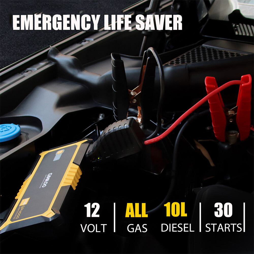 GOOLOO GP4000 4000A Jump Starter Power Bank Car Battery 24000mAh 12V Jump Box US