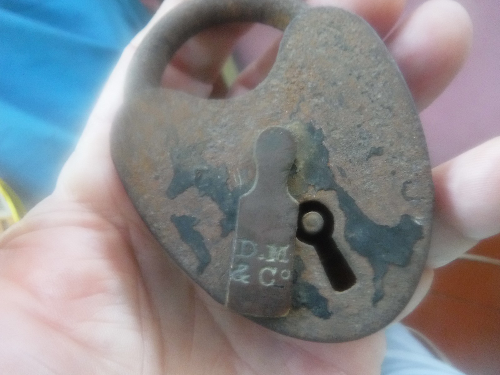 Civil War Confederate Camp Padlock