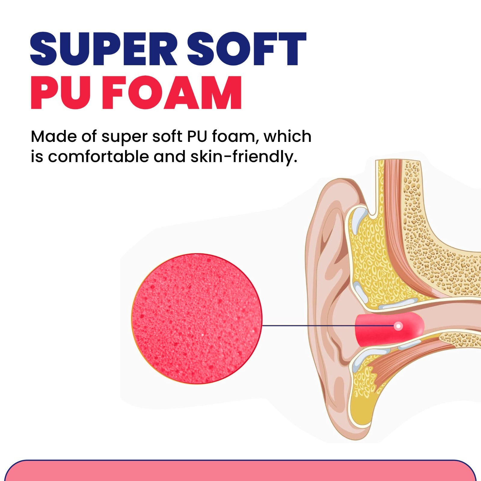 50 Pair Foam Extra Small Earplugs for Small Ear Canal Disposable Noise Canceling