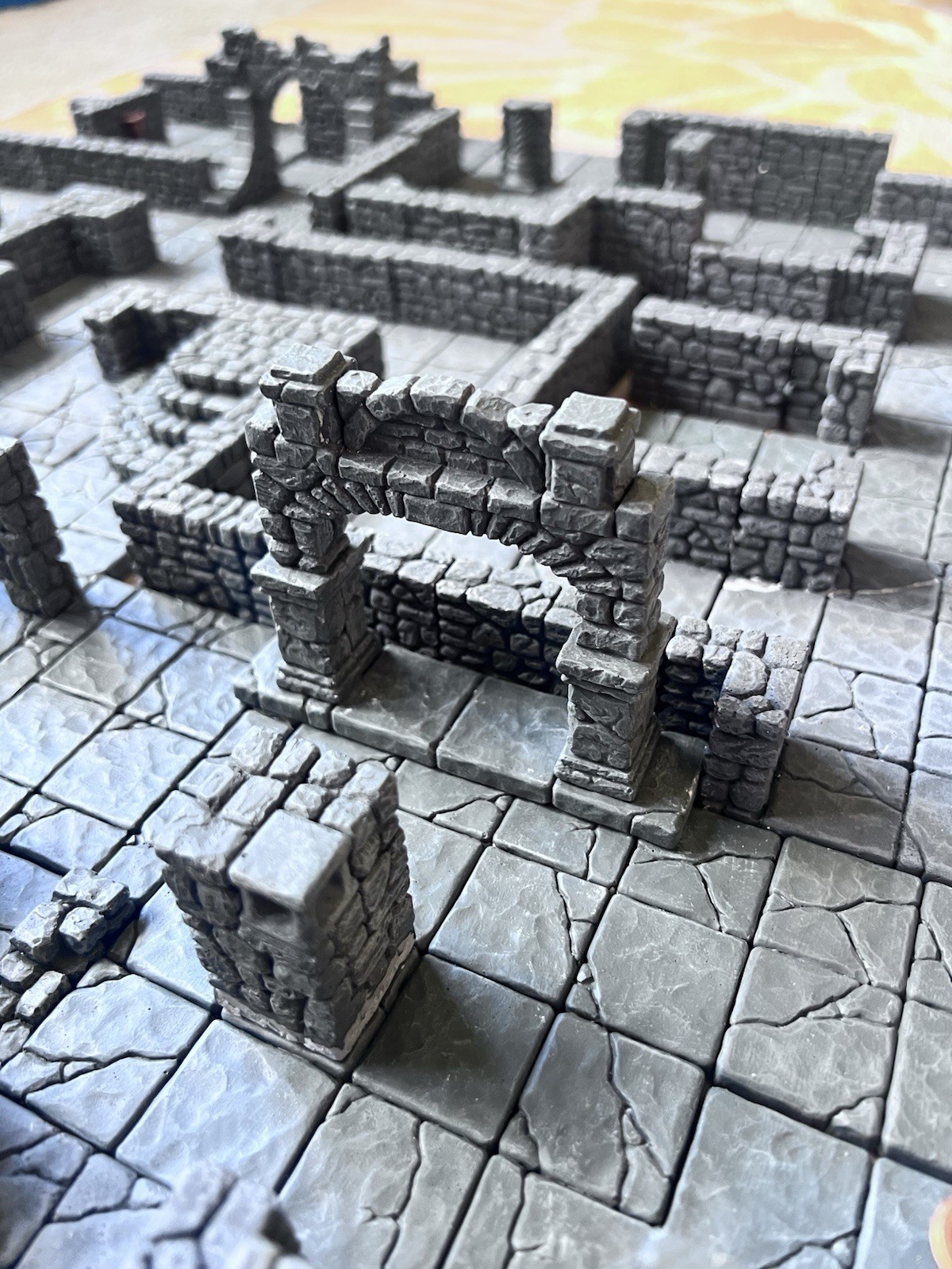 Handmade Dungeon Terrain Lot Tile Set (similar To Dwarven Forge) D&D Dragons 5e