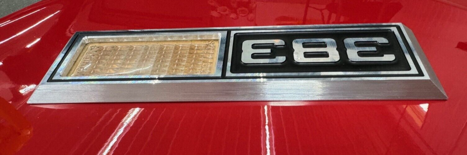 1968 Chevelle Impala Nova '454' Emblem Marker Light Bezel Front Fender Billet