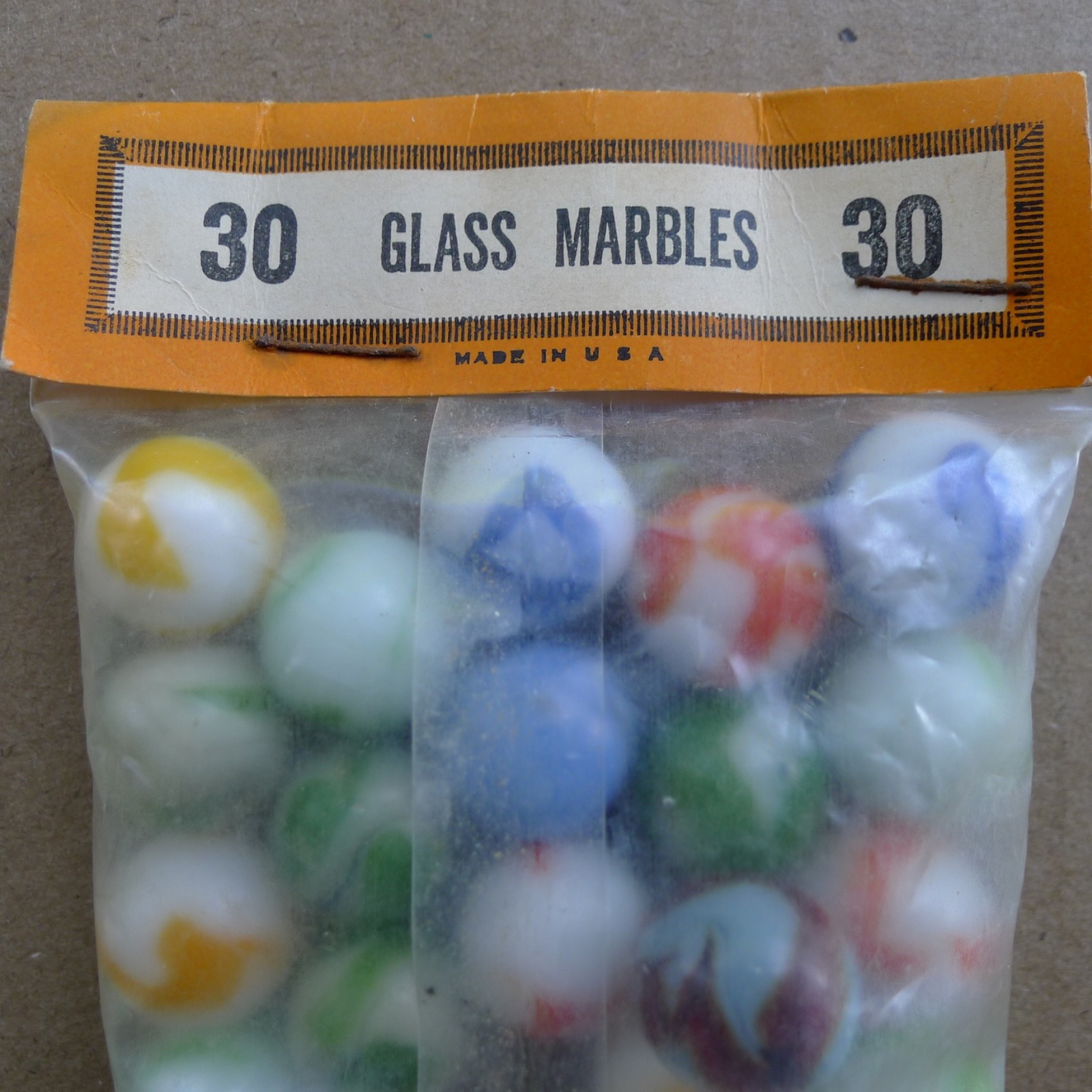 Vintage Marble King Bag of 30