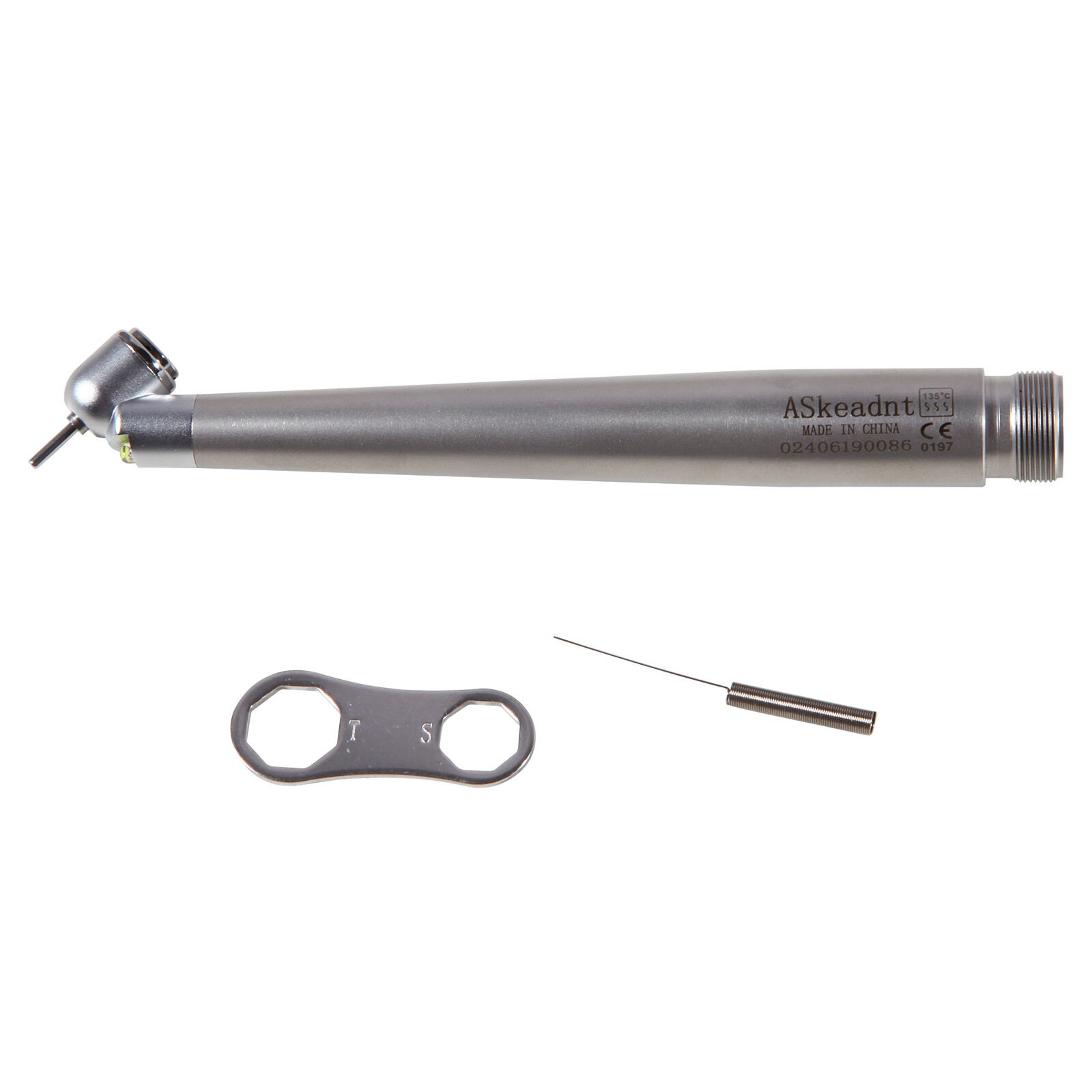 NSK Style Dental Surgical 45° Degree LED High Speed Handpiece Turbine 2 Holes