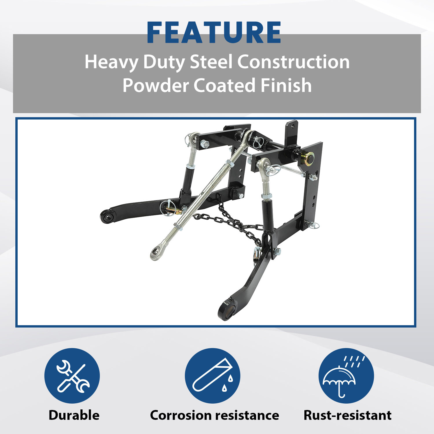 Brand New 3 Point Hitch Kit fits John Deere 140 300 317 Tractor Complete