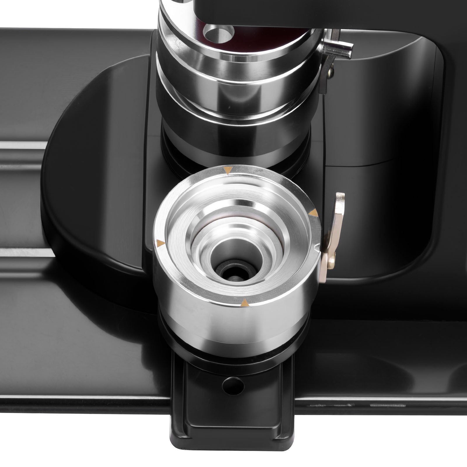 VEVOR Button Maker Machine Pin Maker Machine 1.25 in 500pcs Button Parts Black