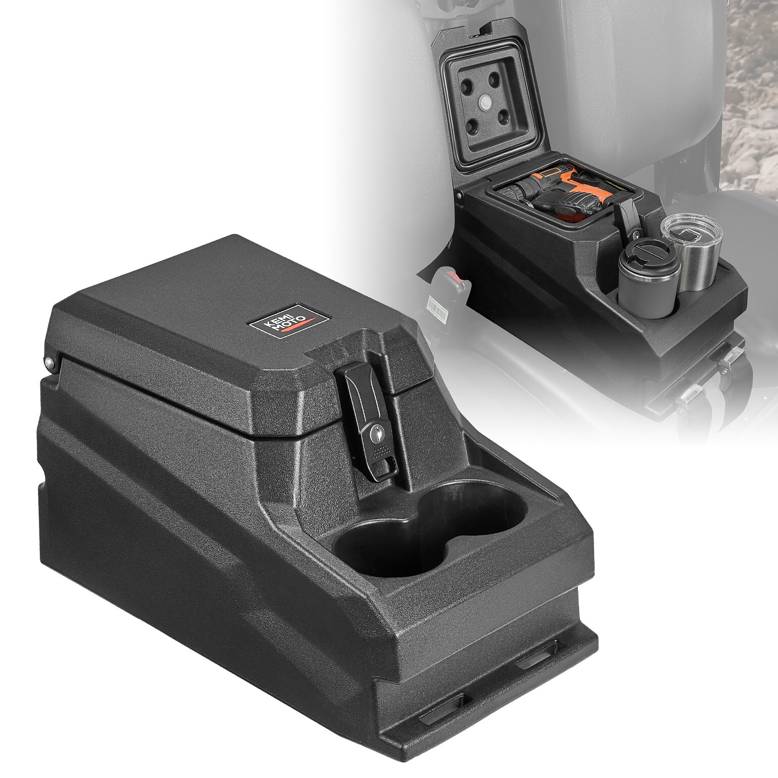 For Can am Defender HD5 HD7 HD8 HD9 HD10 Bench Seat Center Console Armrest Box