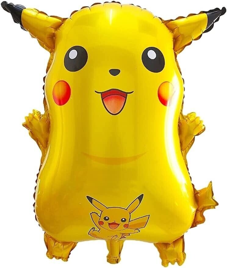 15 Pcs Balloons Pokemon Cartoon Foil Balloons for Kids Party Birthday Decor