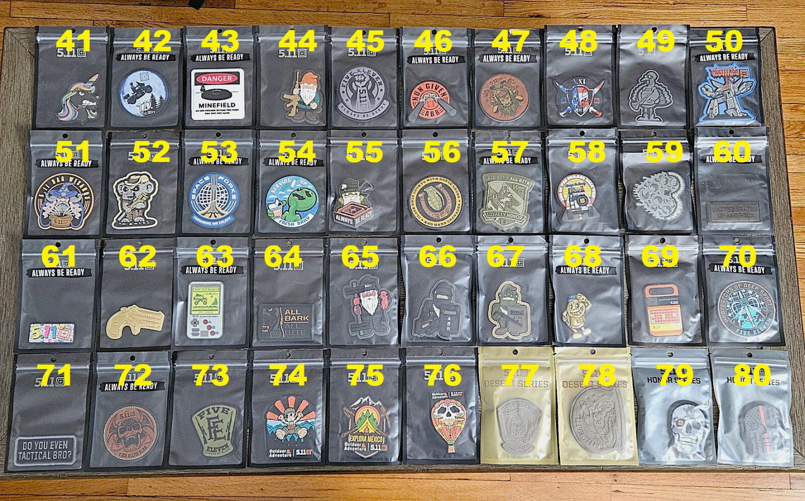 (Brand New) 5.11 Tactical Patches - High-Quality Embroidered Patches